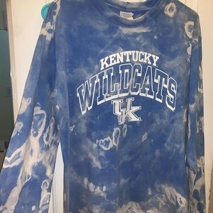 University of Kentucky tie dye long sleeve tee